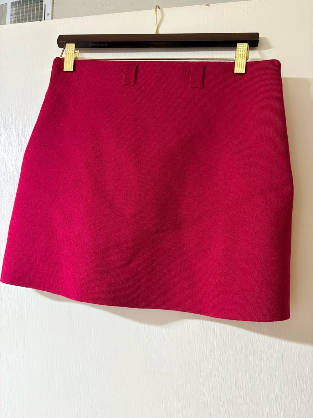 Zara’s red Mini Skirt